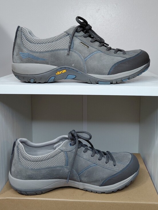 Dansko Shoes - Men's Grey Lace-Up Casual Sneakers with Supportive Sole